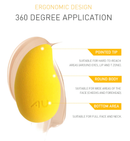 AU Makeup Beauty Blender Collection Flawless Sponge Applicator - 3 Pcs