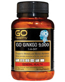 GO Healthy Ginkgo 9000+ 60 Vege Capsules