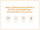 JM Solution Honey Luminous Royal Propolis Mask 10 Sheets