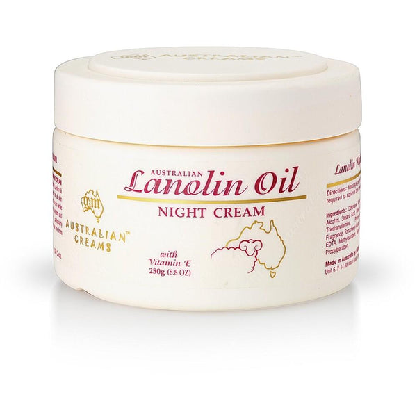 G & M Australian Lanolin Oil Night Cream with Vitamin E 250g