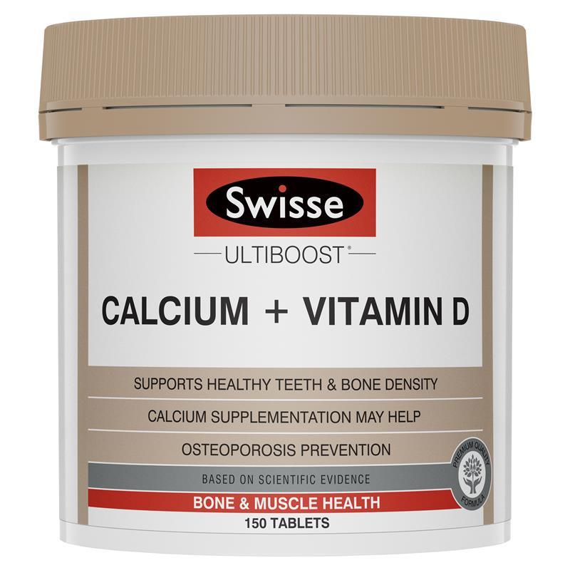 Swisse Ultiboost Calcium + Vitamin D