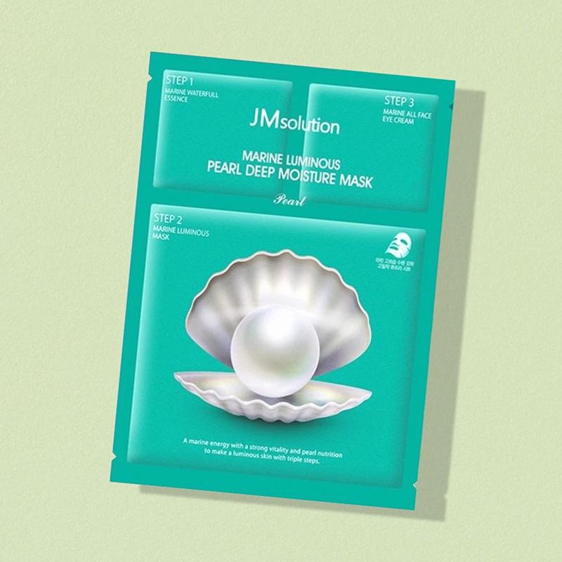 JM Solution Marine Luminous Pearl Deep Moisture Mask 10 Sheets