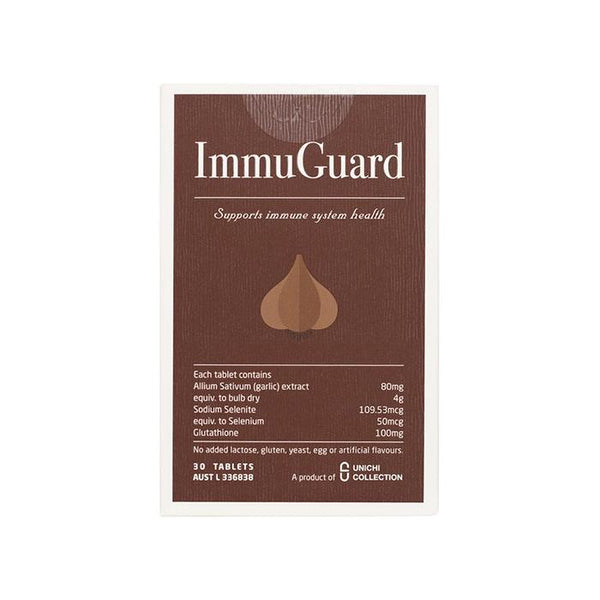 unichi-immuguard-30-tab-Garlic-bulb-extract-general-health-wellbeing