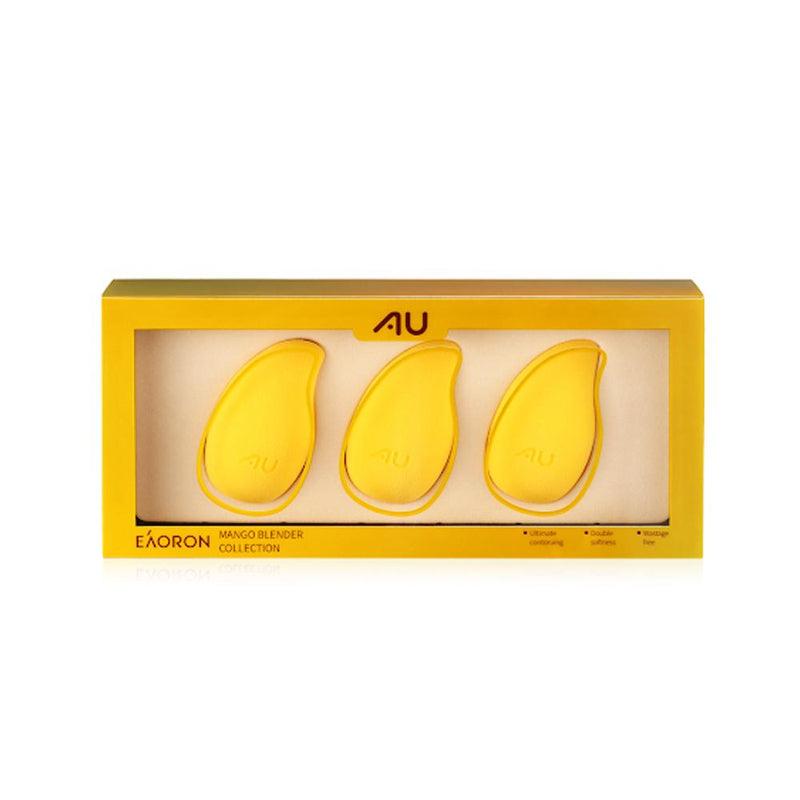 AU Makeup Beauty Blender Collection Flawless Sponge Applicator - 3 Pcs