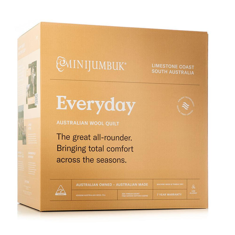 Minijumbuk Everyday Wool Quilt 400gsm - All Sizes