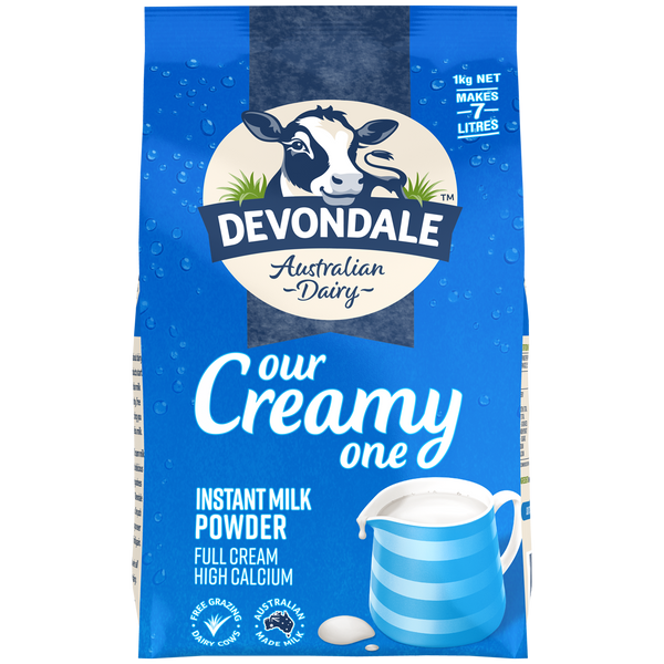 Devondale Full Cream Instant Milk Powder 1kg