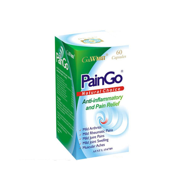 G&W PainGo Anti-inflammatory and Pain Relief 60 Capsules
