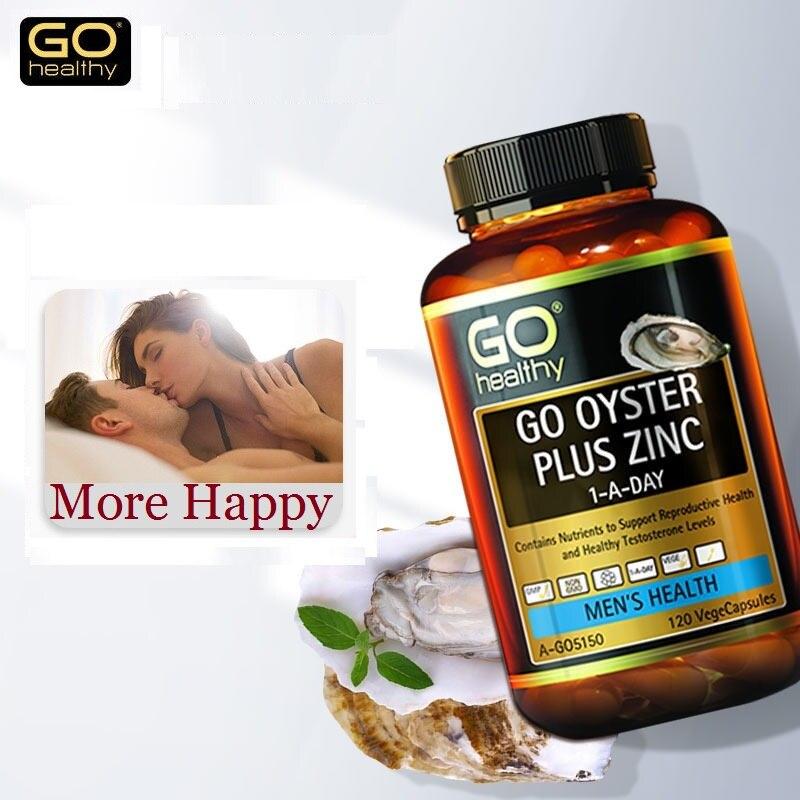 GO Healthy Oyster + Zinc 1-A-Day 120 Vege Capsules