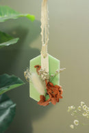 Blue Jacar Hanging Candle - Green Willow