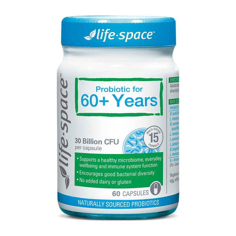 Life Space Probiotic For 60+ Years 60 Capsules