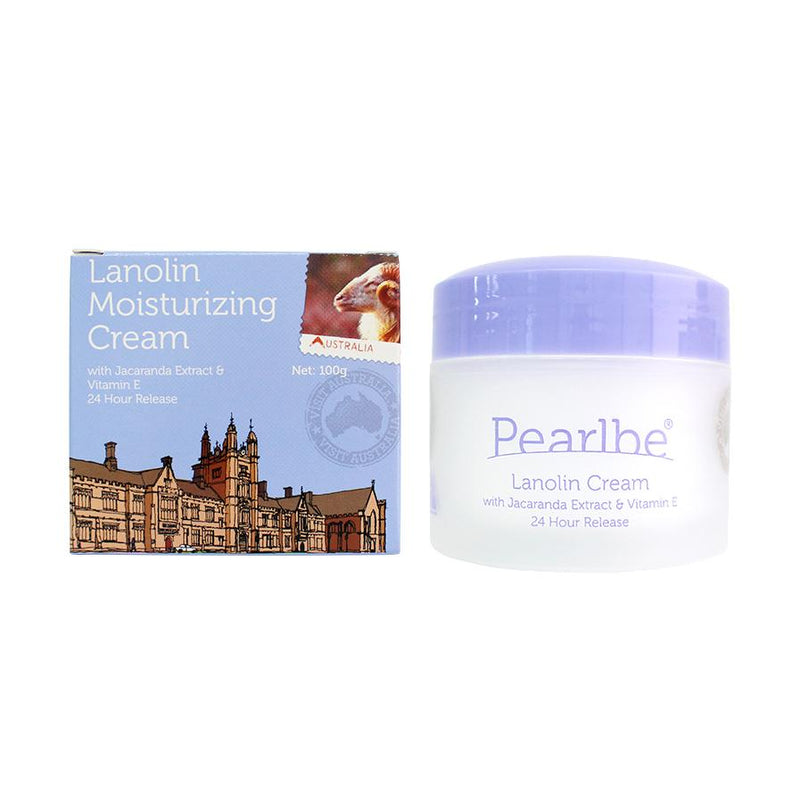 Pearlbe Lanolin Moisturizing Cream With Jacaranda Extract 100g