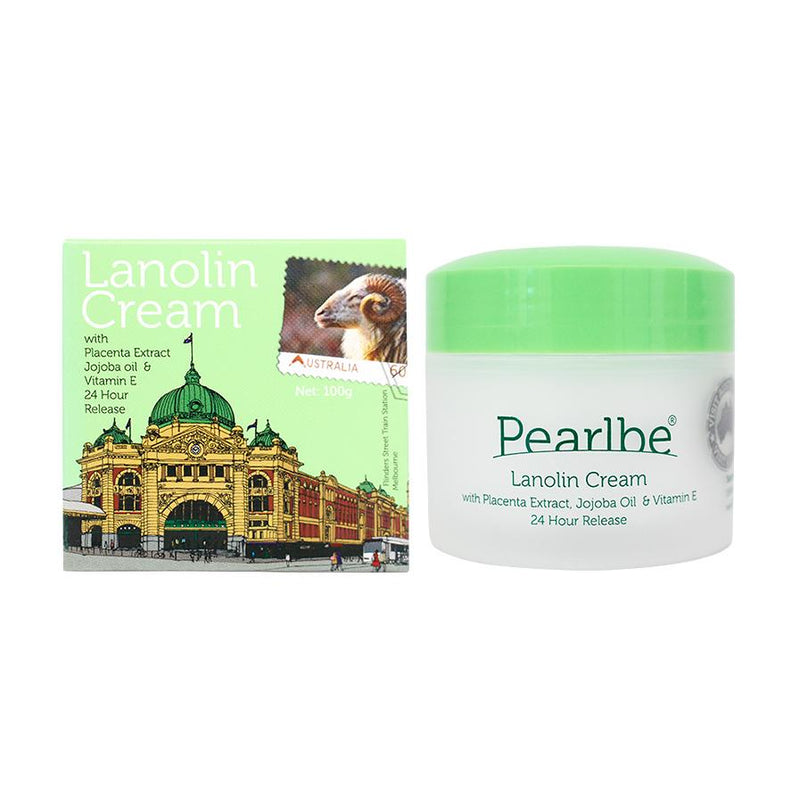 Pearlbe Lanolin Cream With Placenta Extract Jojoba Oil 100g
