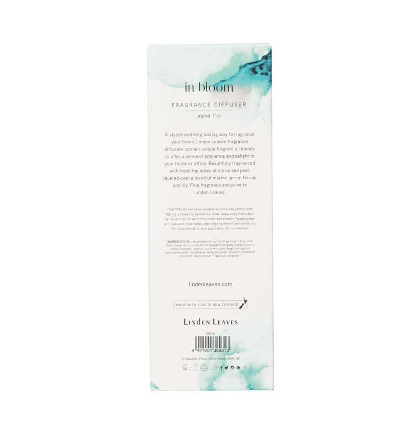 Linden Leaves Aqua Lily Fragrance Diffuser 100ml