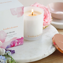 Linden Leaves Pink Petal Soy Wax Candle 300g