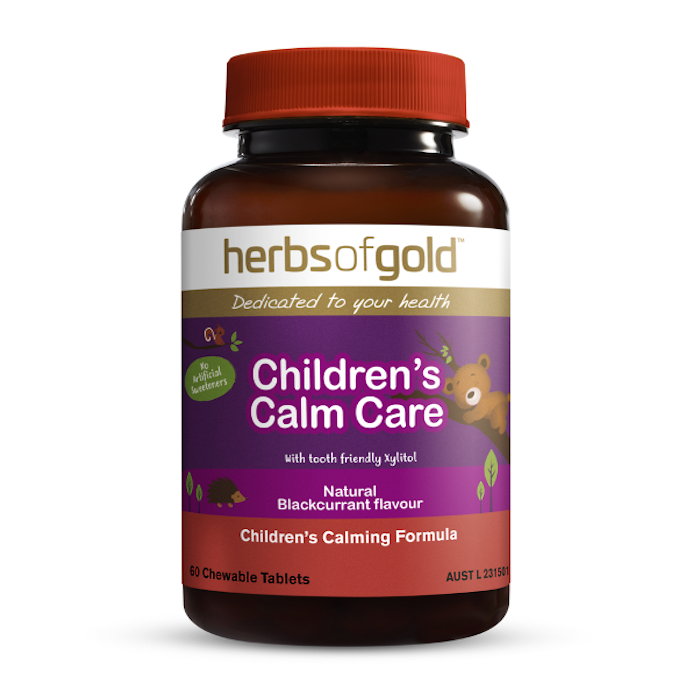 Herbs of Gold Children's Calm Care 60 Tablets