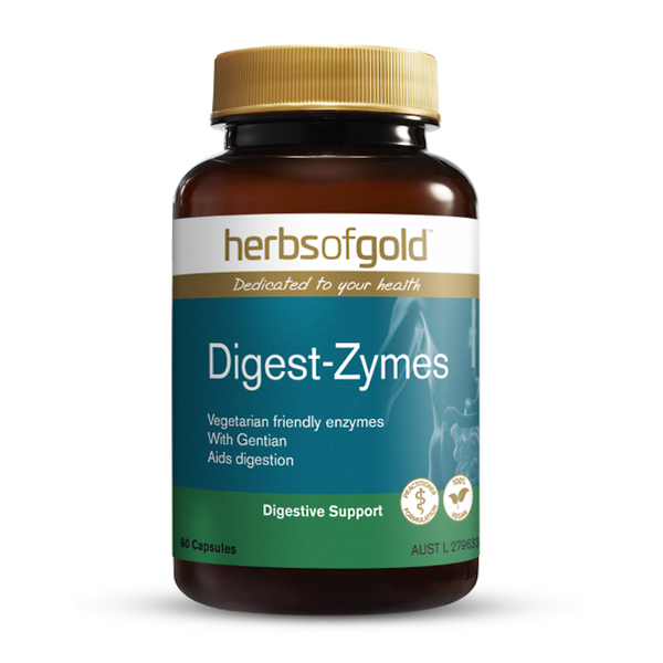 Herbs of Gold Digest-Zymes 60 Capsules