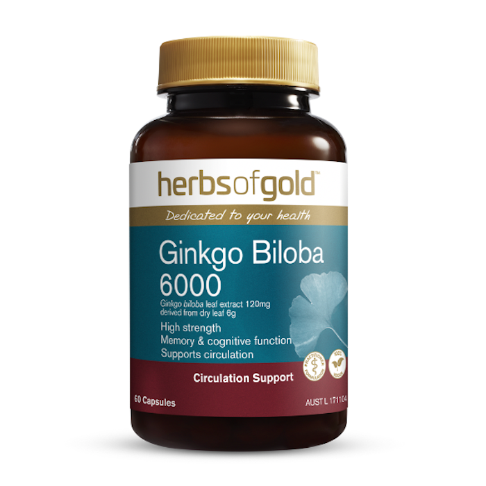 Herbs of Gold Ginkgo Biloba 6000