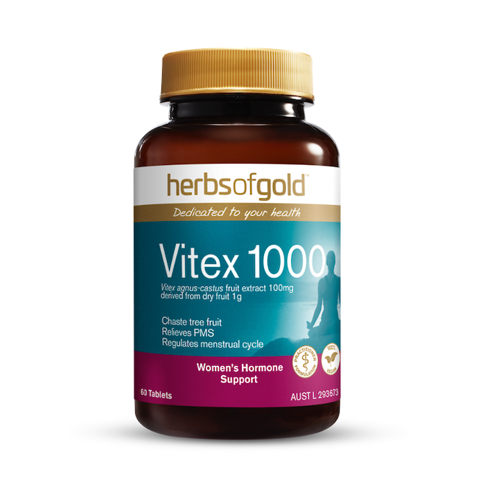 Herbs of Gold Vitex 1000 60 Tablets