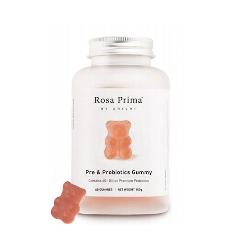 Unichi Rosa Prima Pre & Probiotics Gummy 60 Gummies - Yogurt Flavour