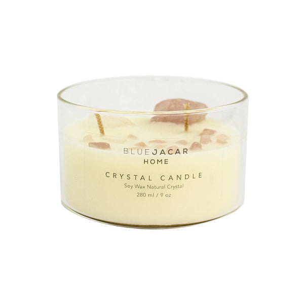 Blue Jacar Crystal Soy Wax Candle - Love Pomelo