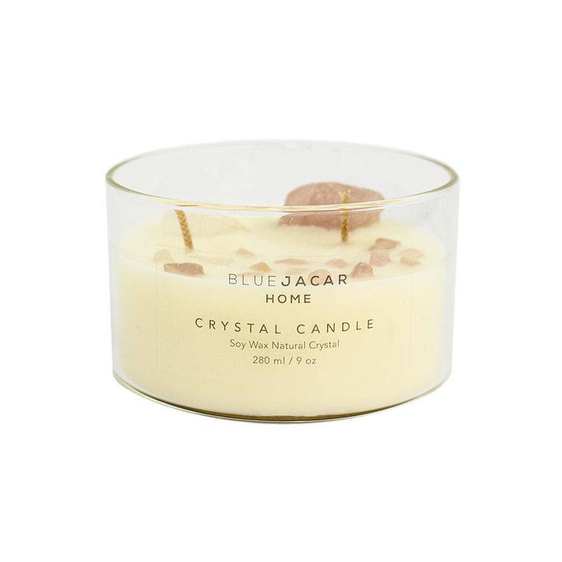Blue Jacar Crystal Soy Wax Candle - Love Pomelo