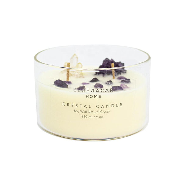 Blue Jacar Crystal Soy Wax Candle - Poetry of Provence