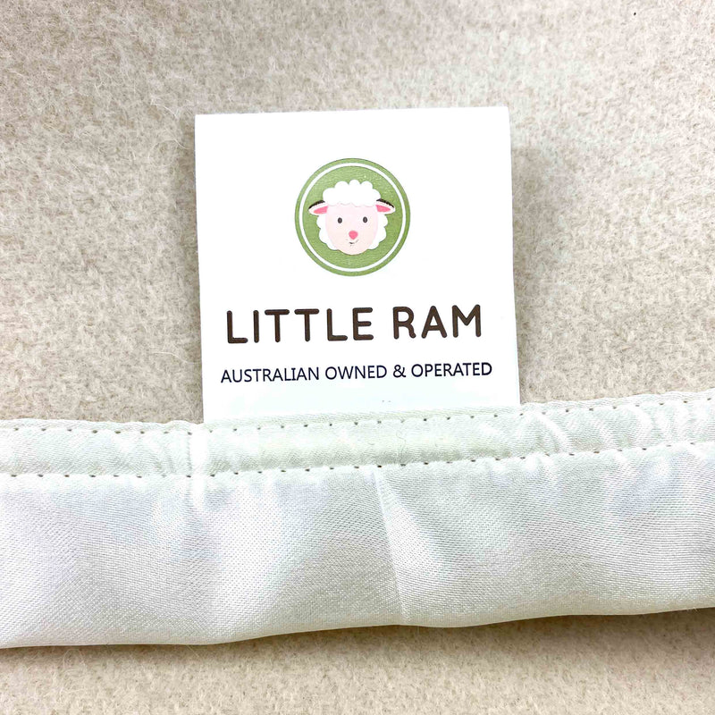 Little Ram Baby Wool Blanket - CAMEL