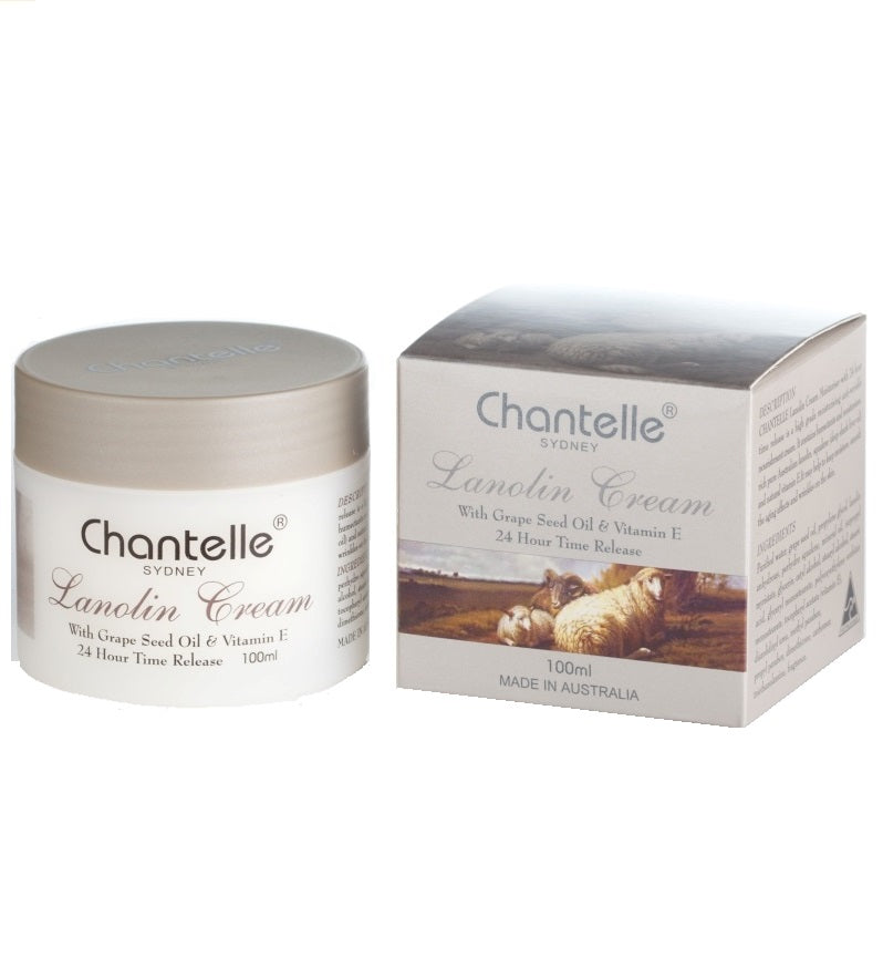 Chantelle Lanolin Cream Grape Seed 100g