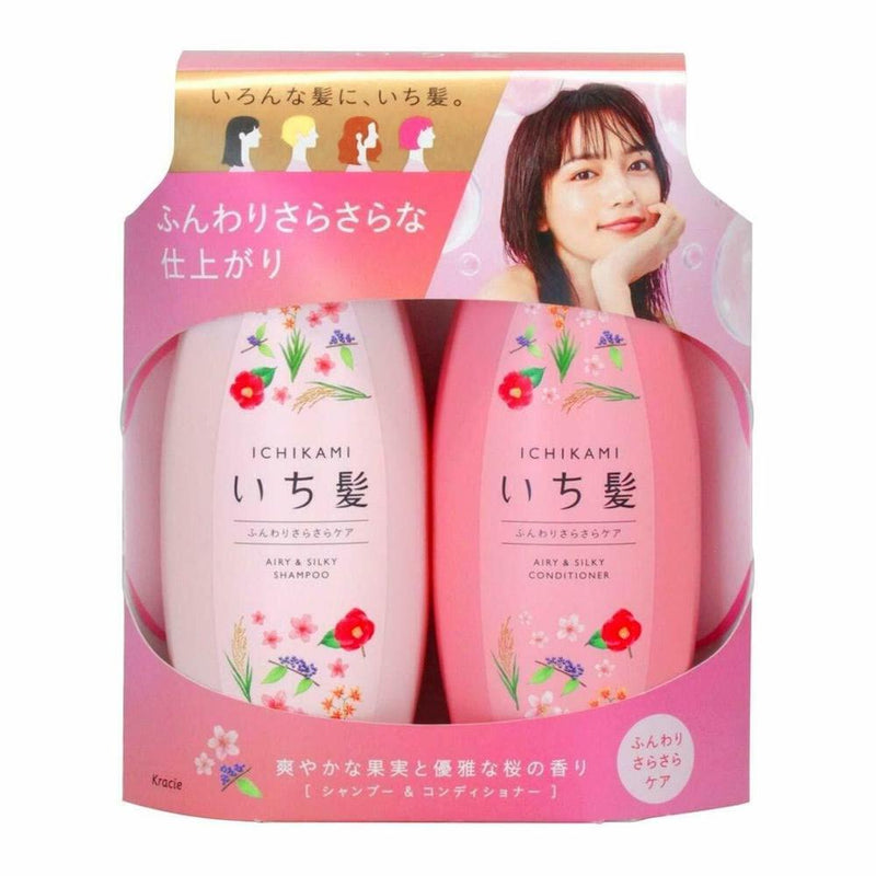 Kracie Ichikami Airy Shampoo & Conditioner 480ml Set