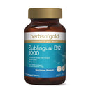 Herbs of Gold Sublingual B12 1000 75 Tablets