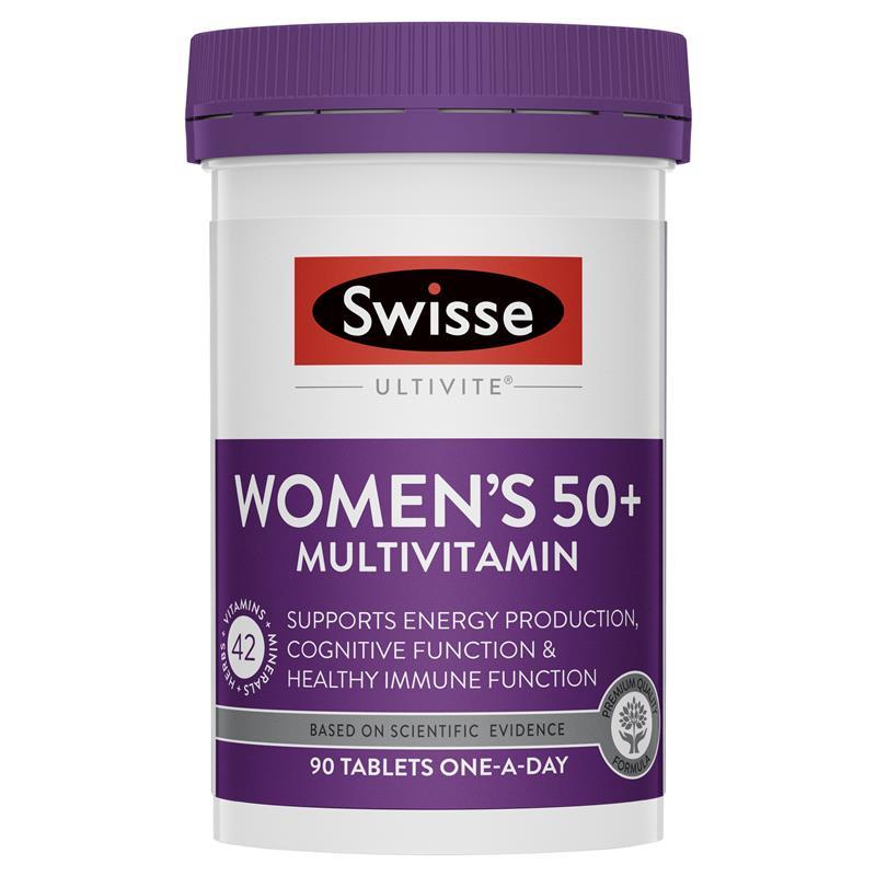 Swisse Women's Ultivite 50+ Multivitamin 90 Tablets