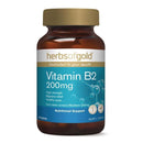 Herbs of Gold Vitamin B2 200mg 60 Tablets