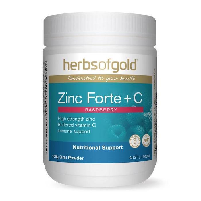 Herbs of Gold Zinc Forte + C 100g